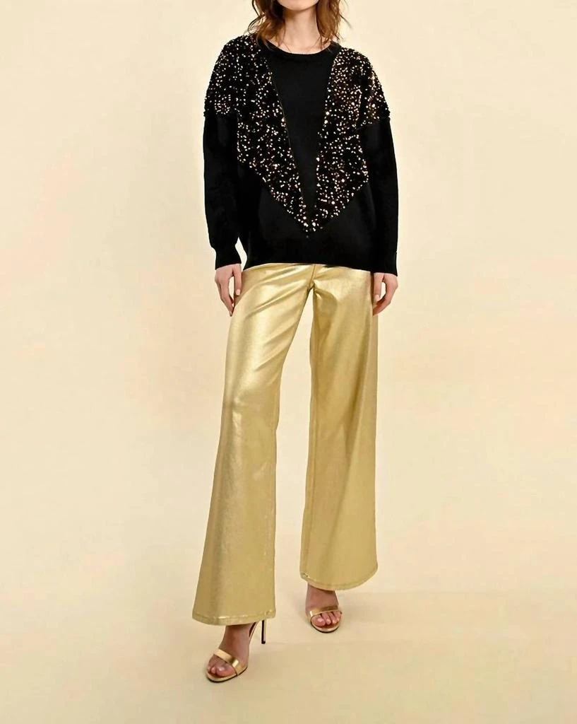 Molly Bracken Molly Bracken - SWEATER WITH SEQUINS 1