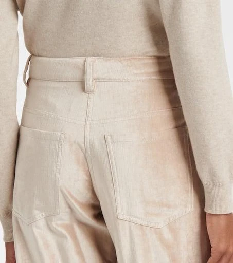 Brunello Cucinelli Cotton-blend wide-leg pants 6