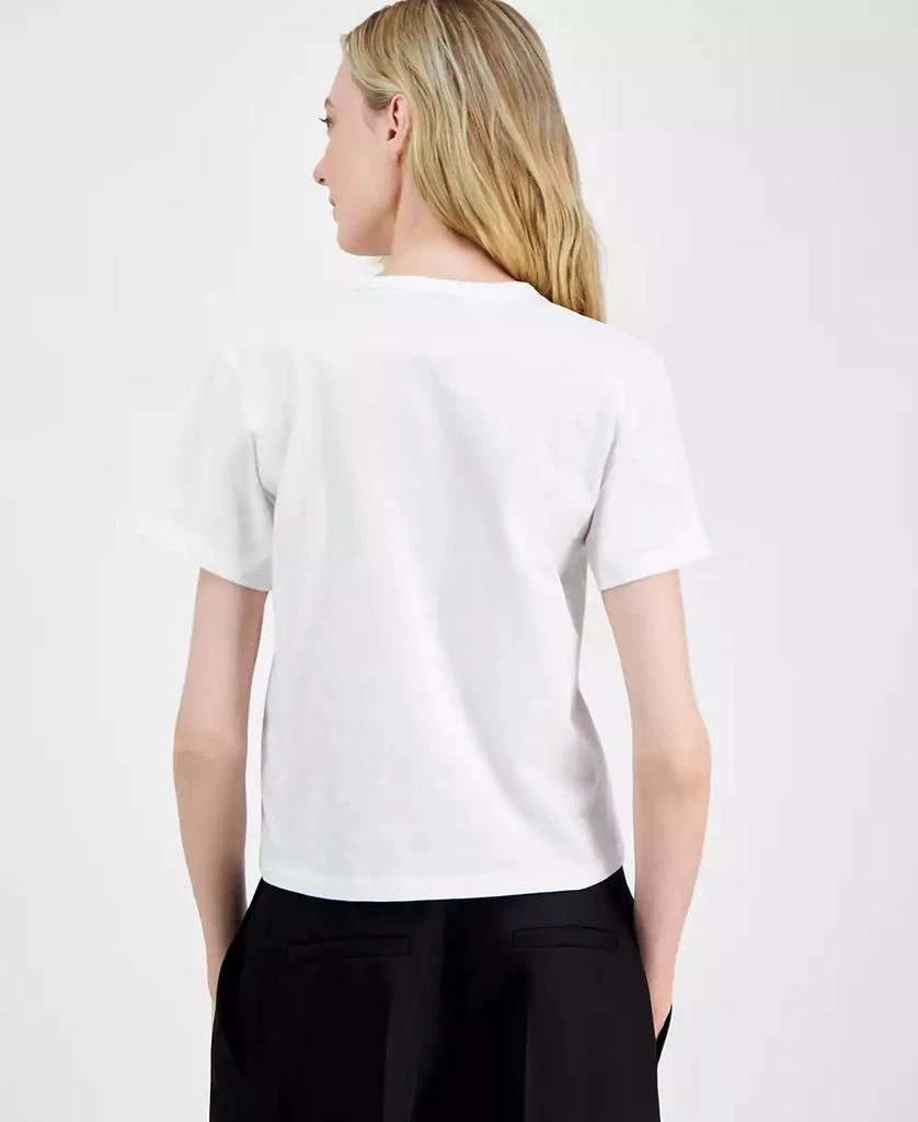 Hugo Boss Women's Graphic Print Cotton T-Shirt 4
