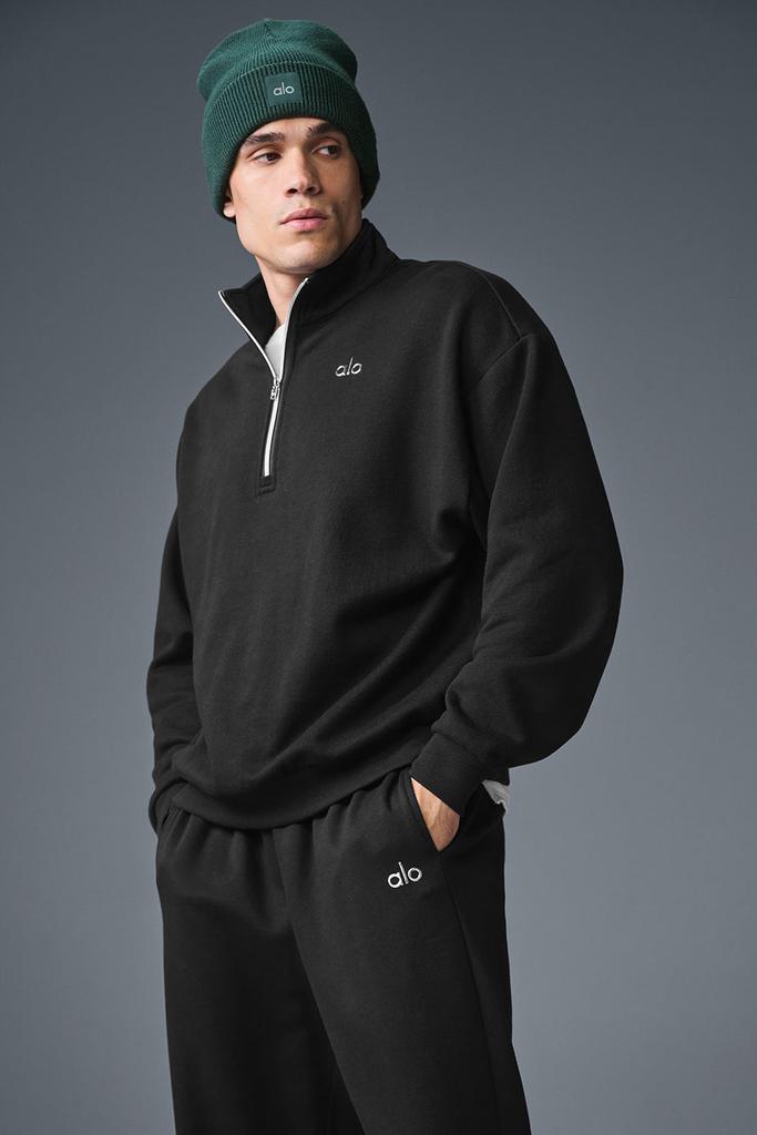 Alo Accolade 1/4 Zip Pullover - Black