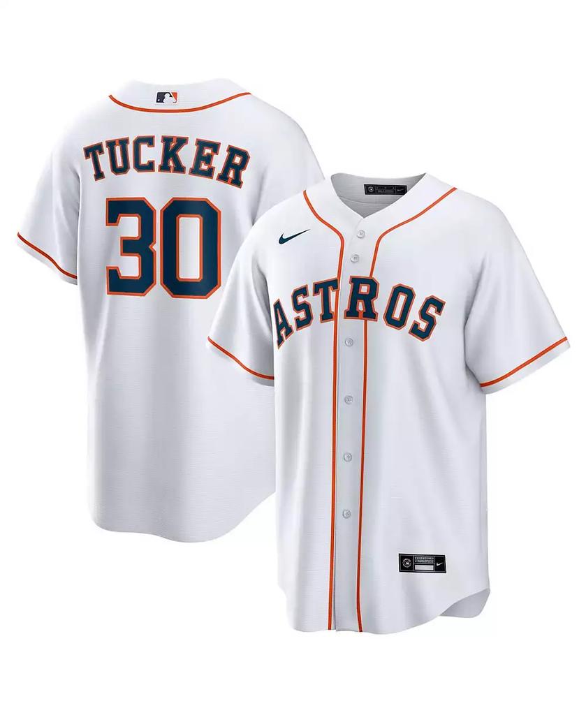 NIKE Men's Kyle Tucker White Houston Astros Home Official Replica Player Jersey