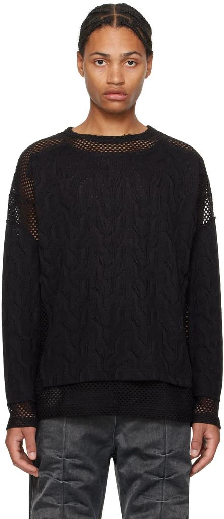 ANDERSSON BELL Black Layered Sweater 1