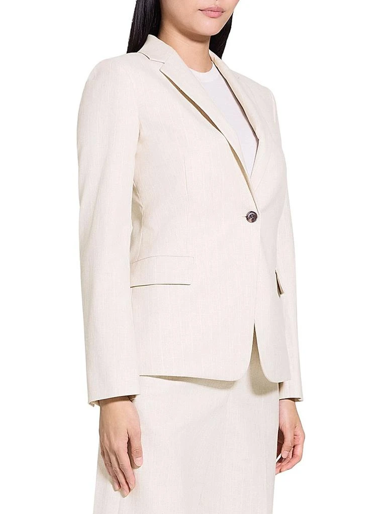 Theory Cotton & Linen Slim-Fit Blazer 4