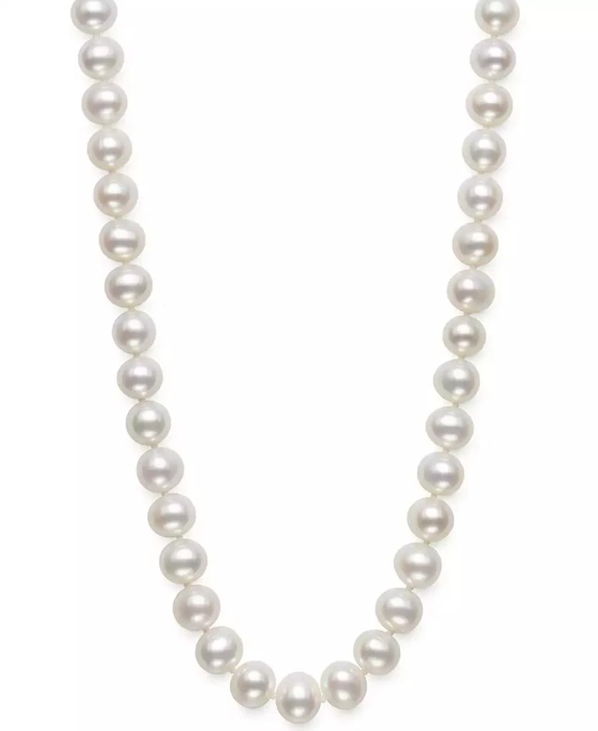 Belle de Mer AA 18" Cultured Freshwater Pearl Strand Necklace (7-1/2-8-1/2mm) 1