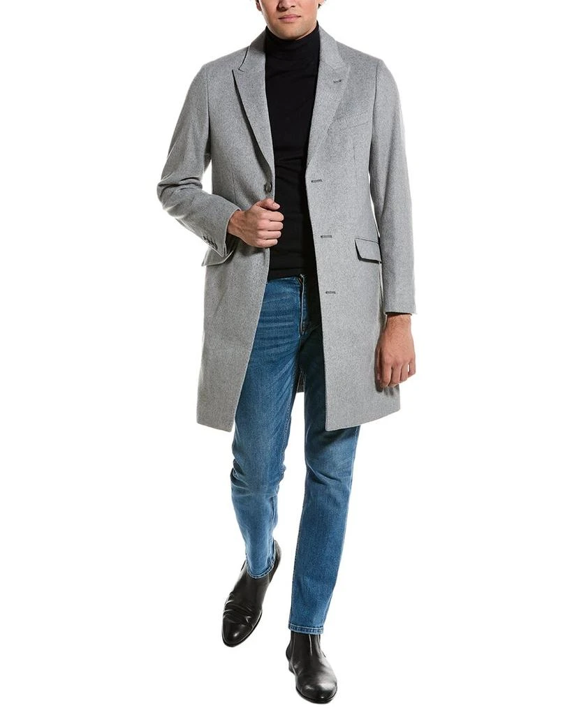 Paisley & Gray Peak Slim Fit Wool-Blend Topcoat 1