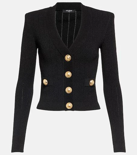 Balmain Cropped cardigan 1