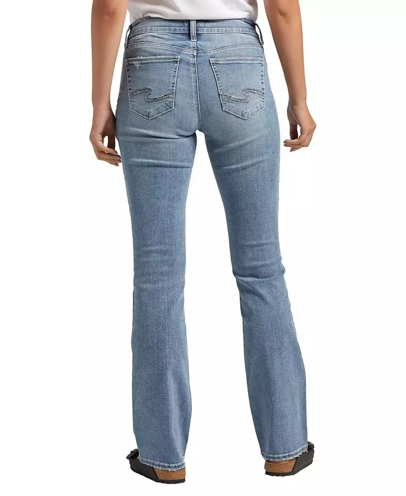 Silver Jeans Co. Women's Elyse Mid Rise Slim Bootcut Jeans 2