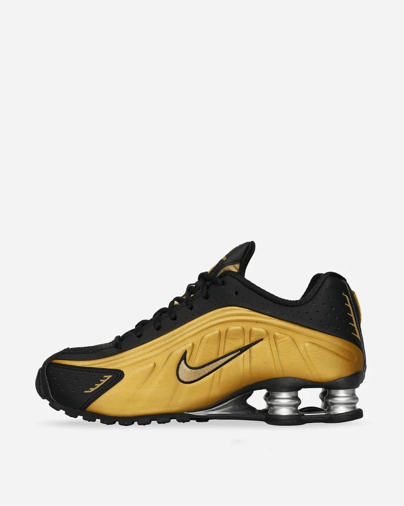 NIKE Women's Shox R4 Sneakers Black / Metallic Gold 4