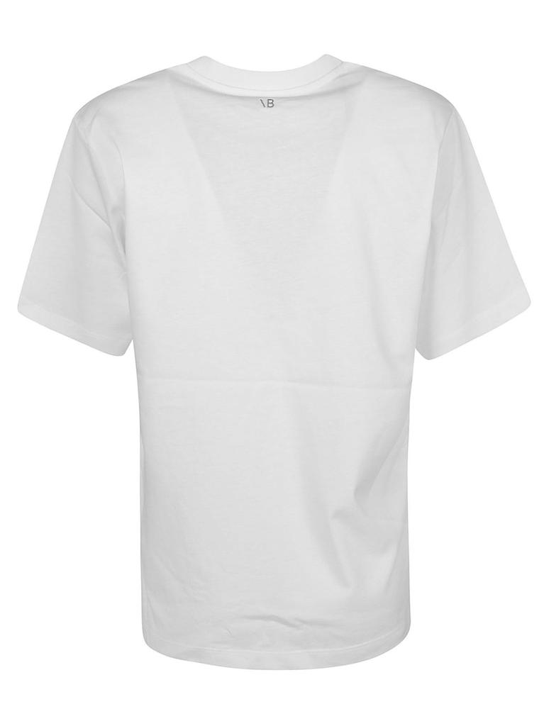 Victoria Beckham Victoria Beckham Slogan Printed Crewneck T-Shirt