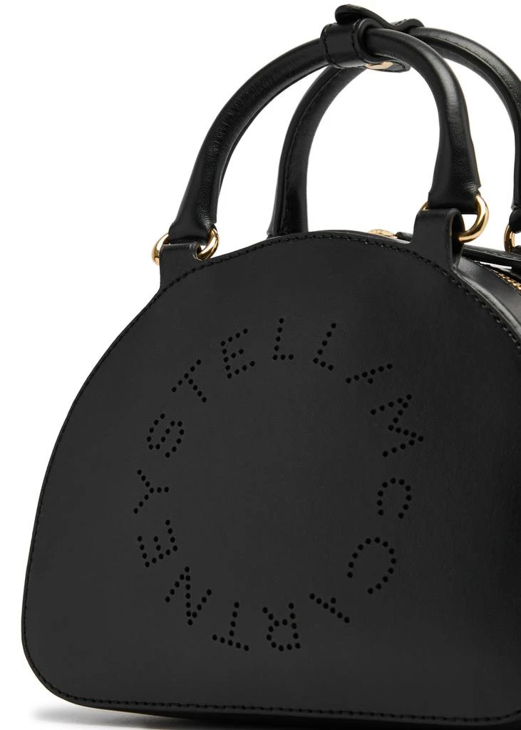 Stella McCartney Logo faux leather top handle bag 3