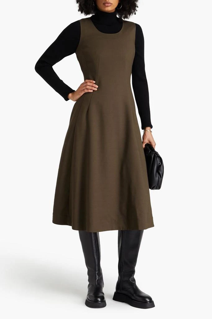 aje evermore midi dress Presence Twisted Midi Dress | Ivory