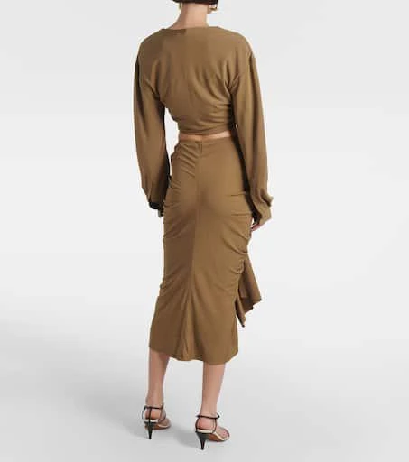 Christopher Esber Vivenda jersey crop top 3