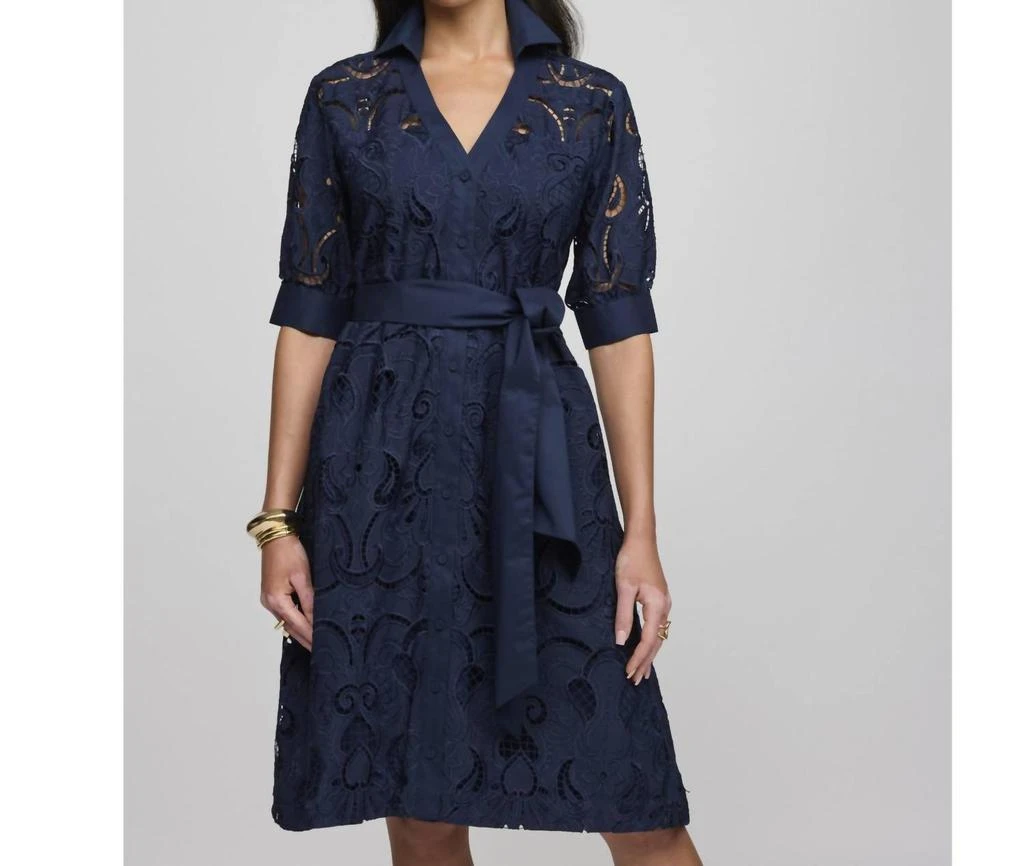 green emerald velvet dress Within Myself Sky Blue Embroidered Eyelet Asymmetric Maxi Dress main image 0