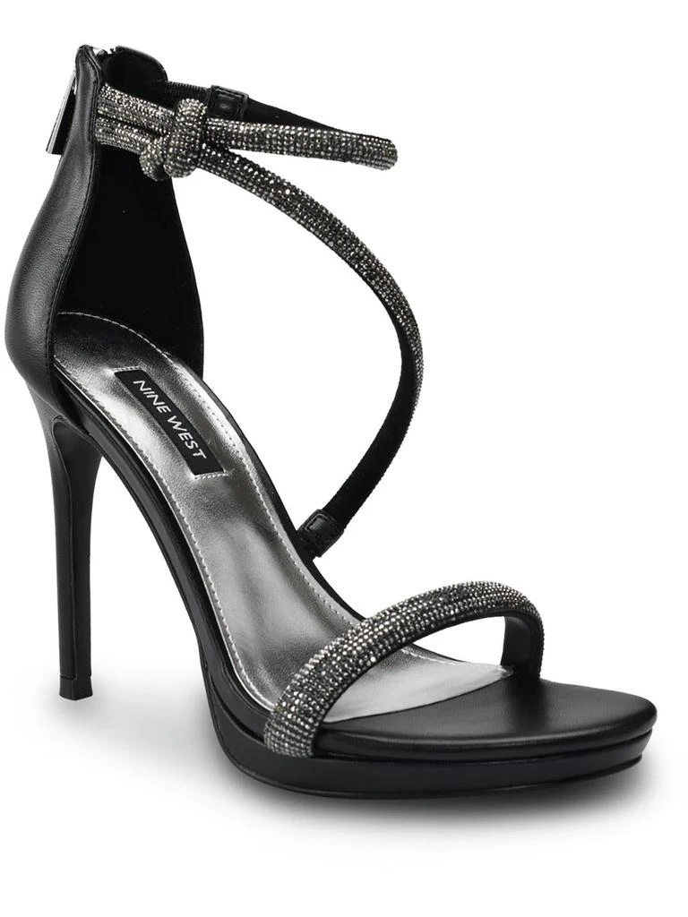 Nine West Lavern 9 Womens Faux Leather Strappy Heels 1