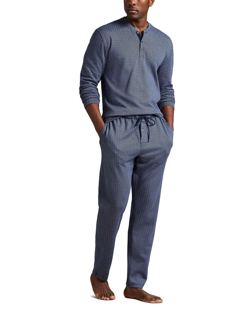 Ralph Lauren Jacquard Knit Herringbone Pajama Pants 2