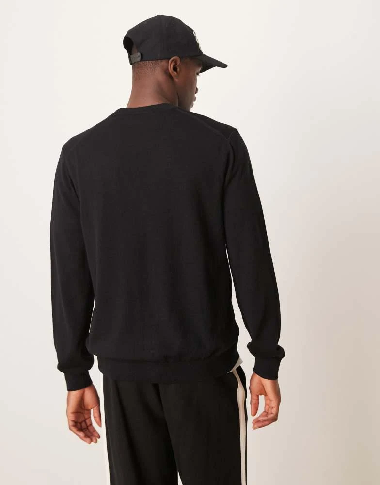 Mango Mango knitted cardigan in black 4