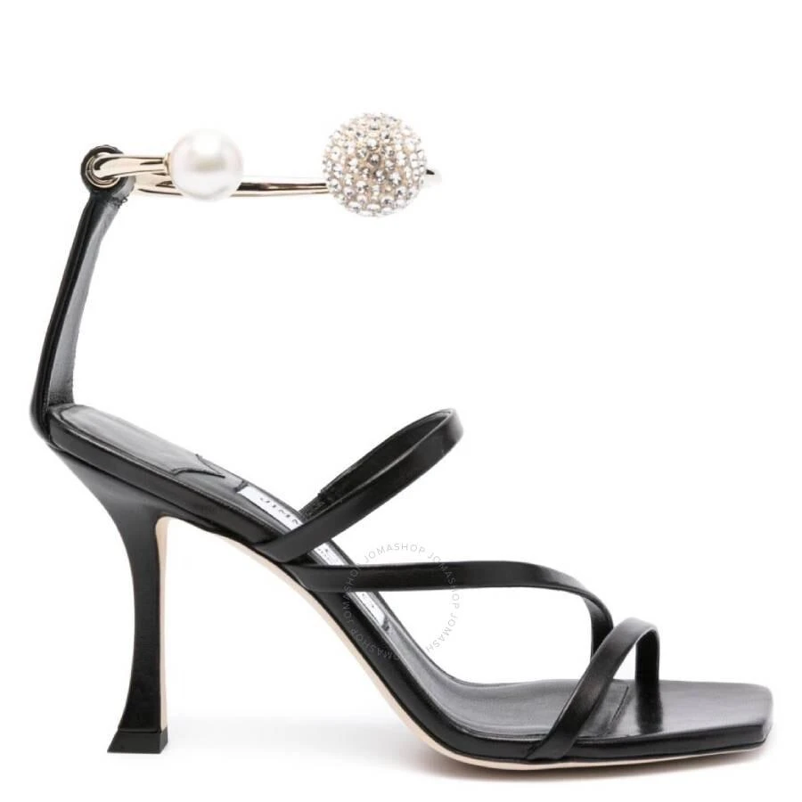 Jimmy Choo Ottilia 90 Crystal and Pearl Strap Sandals 1