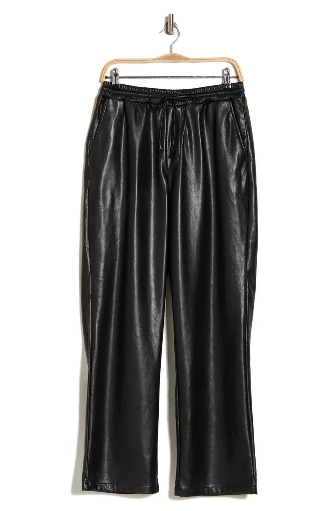 Topman Faux Leather Pants 4