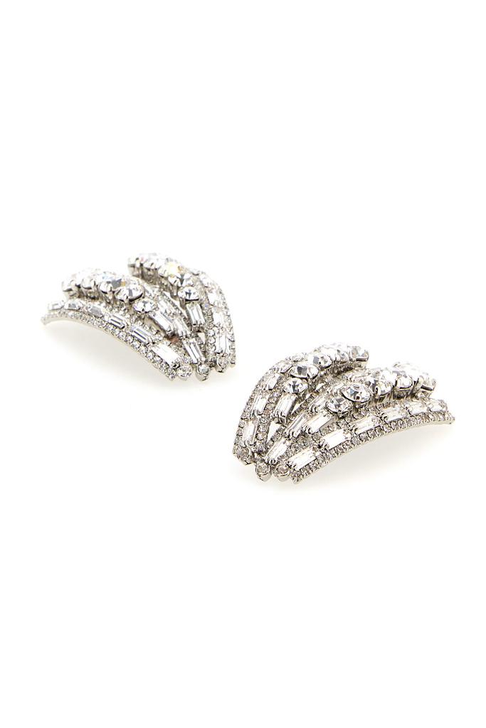 Alessandra Rich Embellished metal earrings