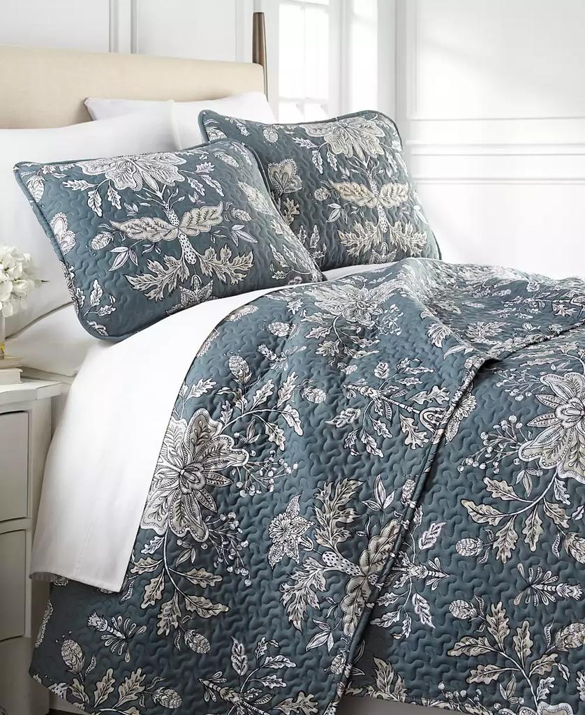SOUTHSHORE FINE LINENS Vintage-Look Garden 3-Pc. Quilt Set