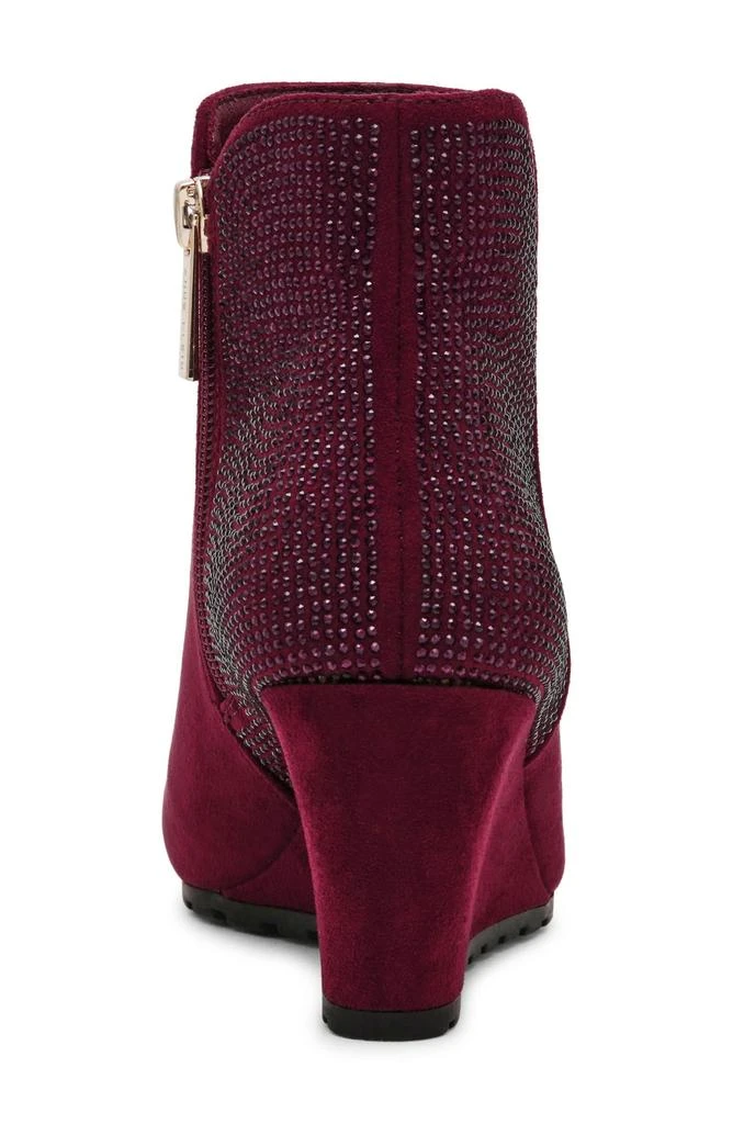 Anne Klein Kenny Rhinestone Wedge Bootie 4