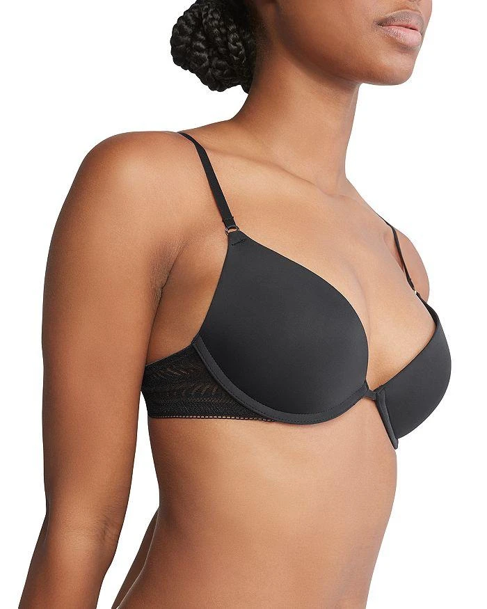 Calvin Klein Minimalist Micro Lace Push Up Plunge Bra 4