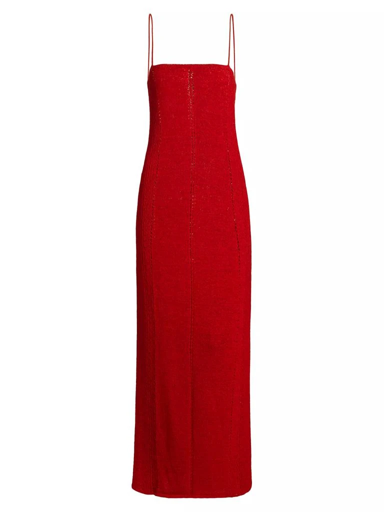 Proenza Schouler Suki Pointelle-Knit Slipdress 1