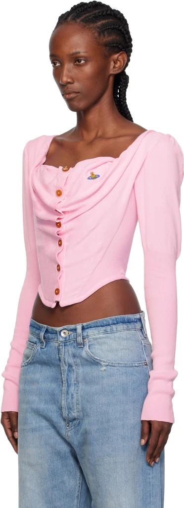Vivienne Westwood Pink Bea Corset Blouse 4