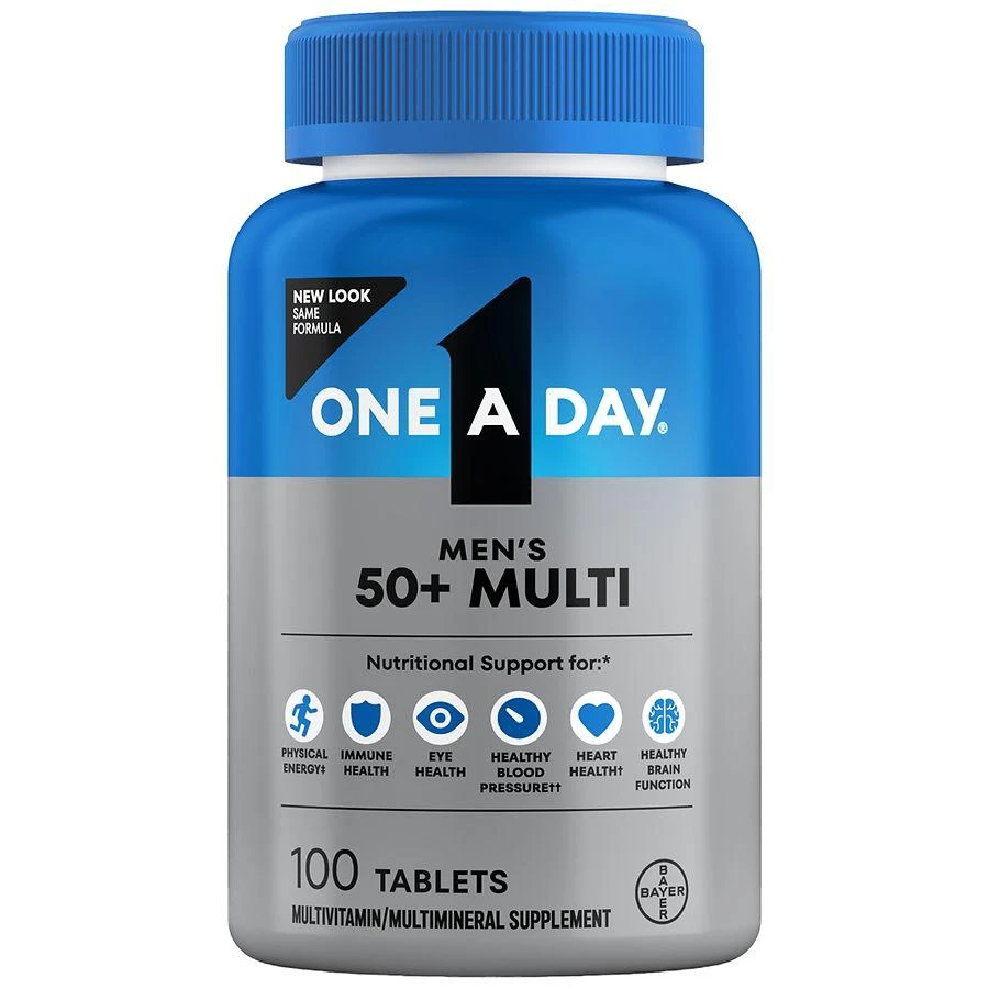 One A Day Multi-Vitamin Tablets for Men 50+ 1