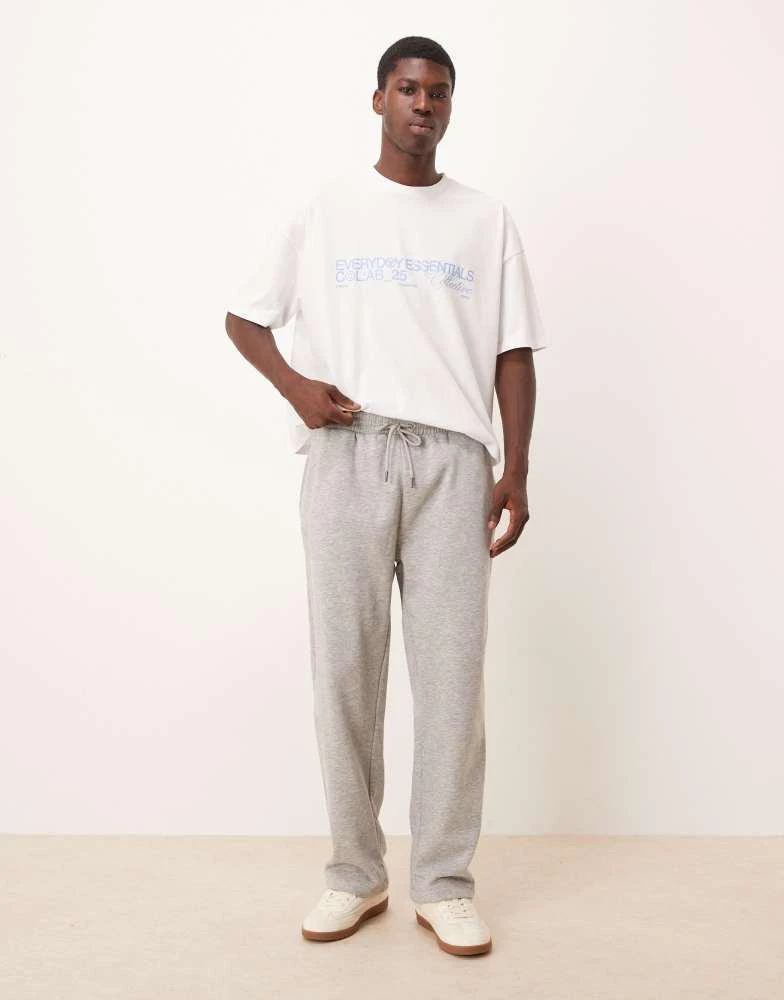 Brave Soul Brave Soul Wide leg joggers in grey 2