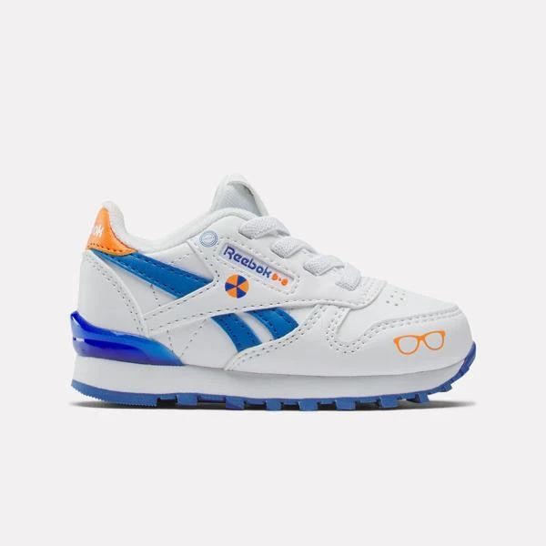 Reebok Reebok x Blippi Classic Leather Step 'N' Flash Shoes - Toddler 1