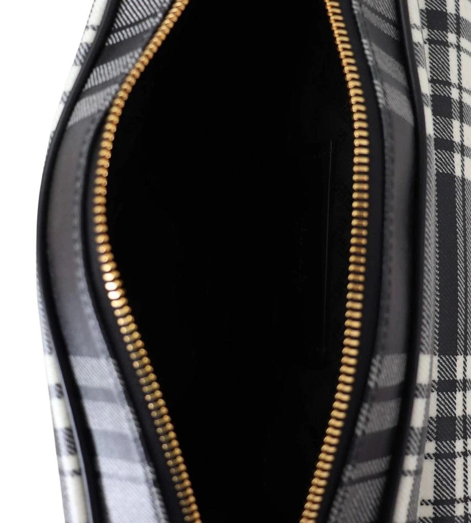 Versace Versace Grey Fabric & Leather Crossbody Bag 3