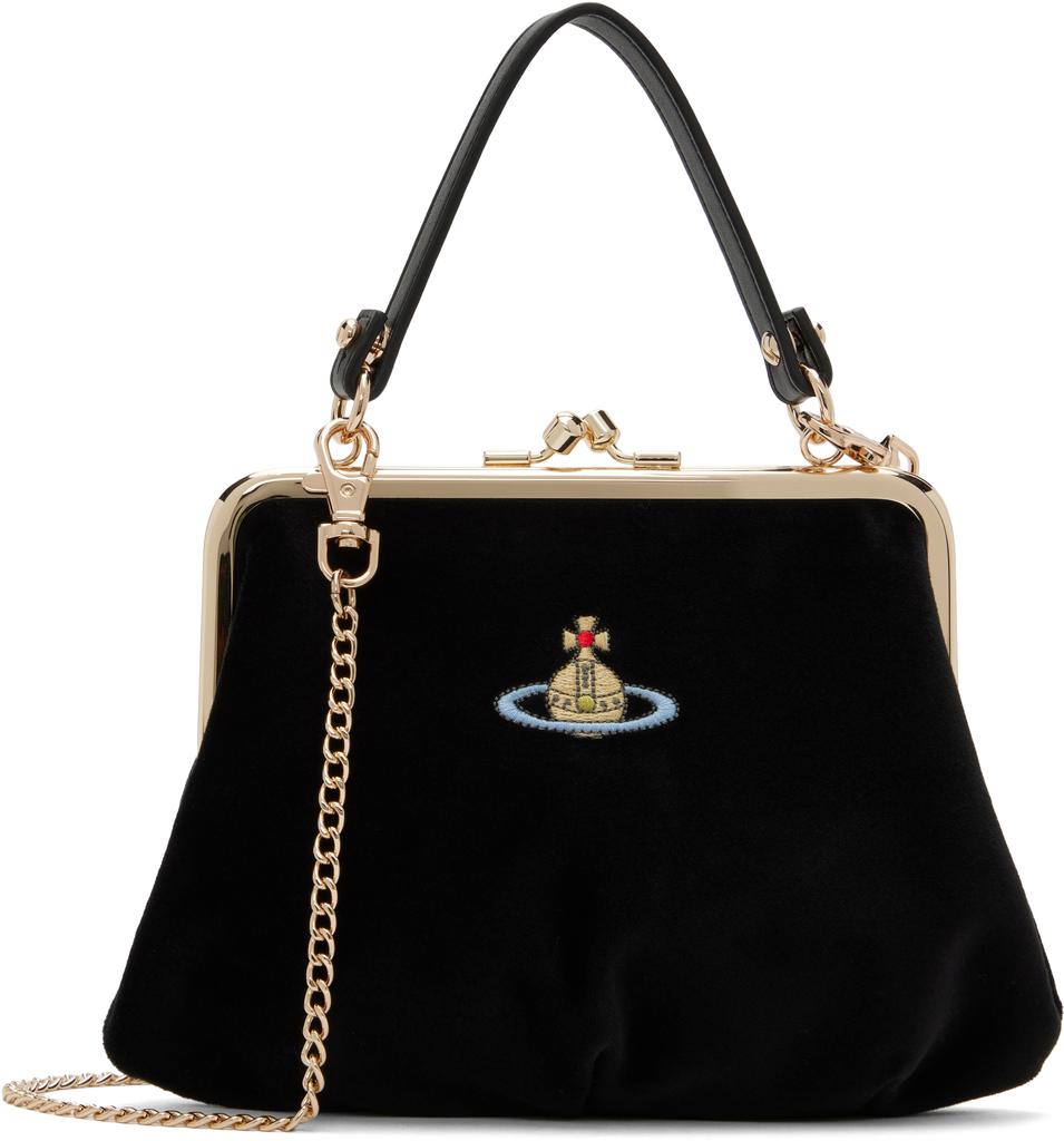 Vivienne Westwood Black Granny Frame Bag