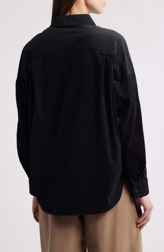 cos Relaxed Fit Corduroy Popover Shirt