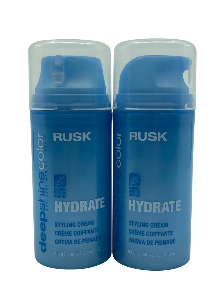 Rusk Deep Shine Color Hydrate Styling Cream 3.2 OZ Set of 2 1