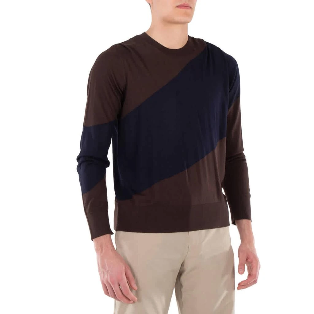 Salvatore Ferragamo Ferragamo Virgin-Wool Fine-Knit Crew Neck Jumper 2