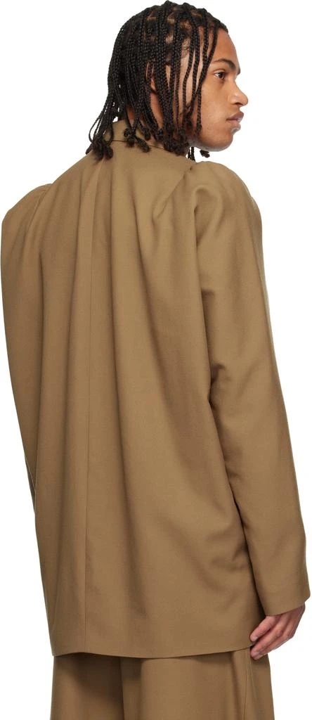 Dries Van Noten Brown Wool Twill Blazer 3