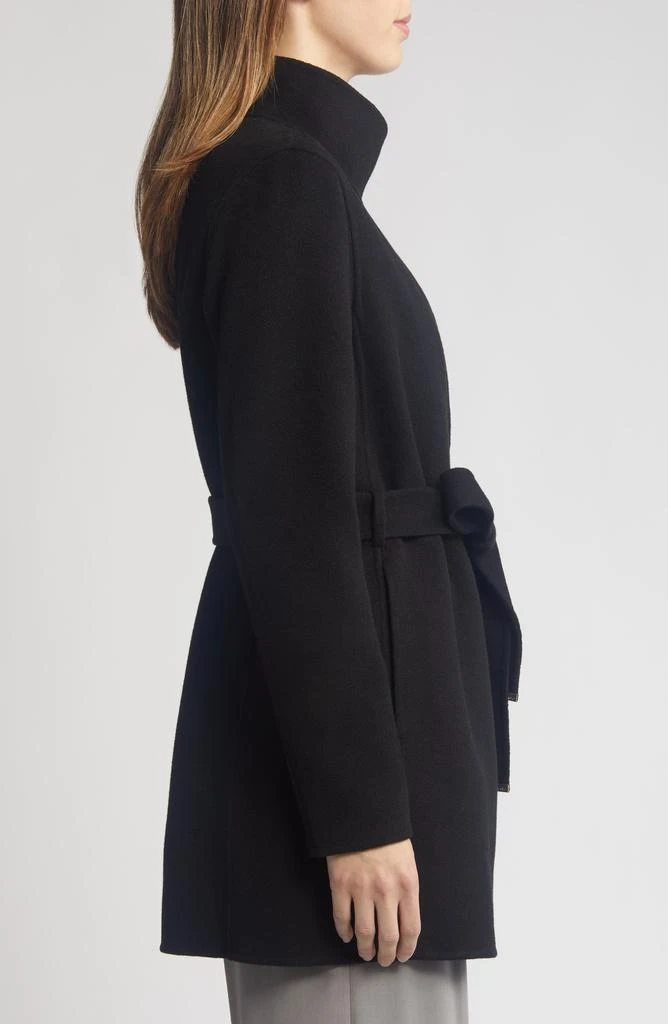 Soia & Kyo Kenia Funnel Neck Wool Blend Wrap Coat 3