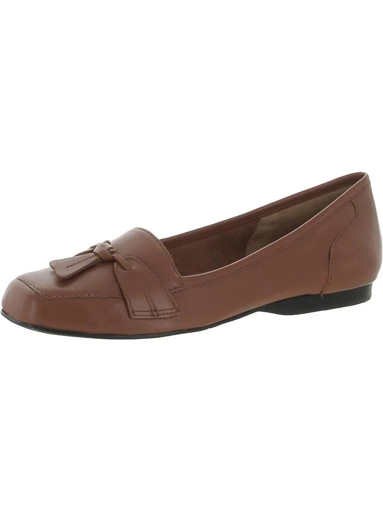 Array Hamilton Womens Leather Square Toe Ballet Flats 4