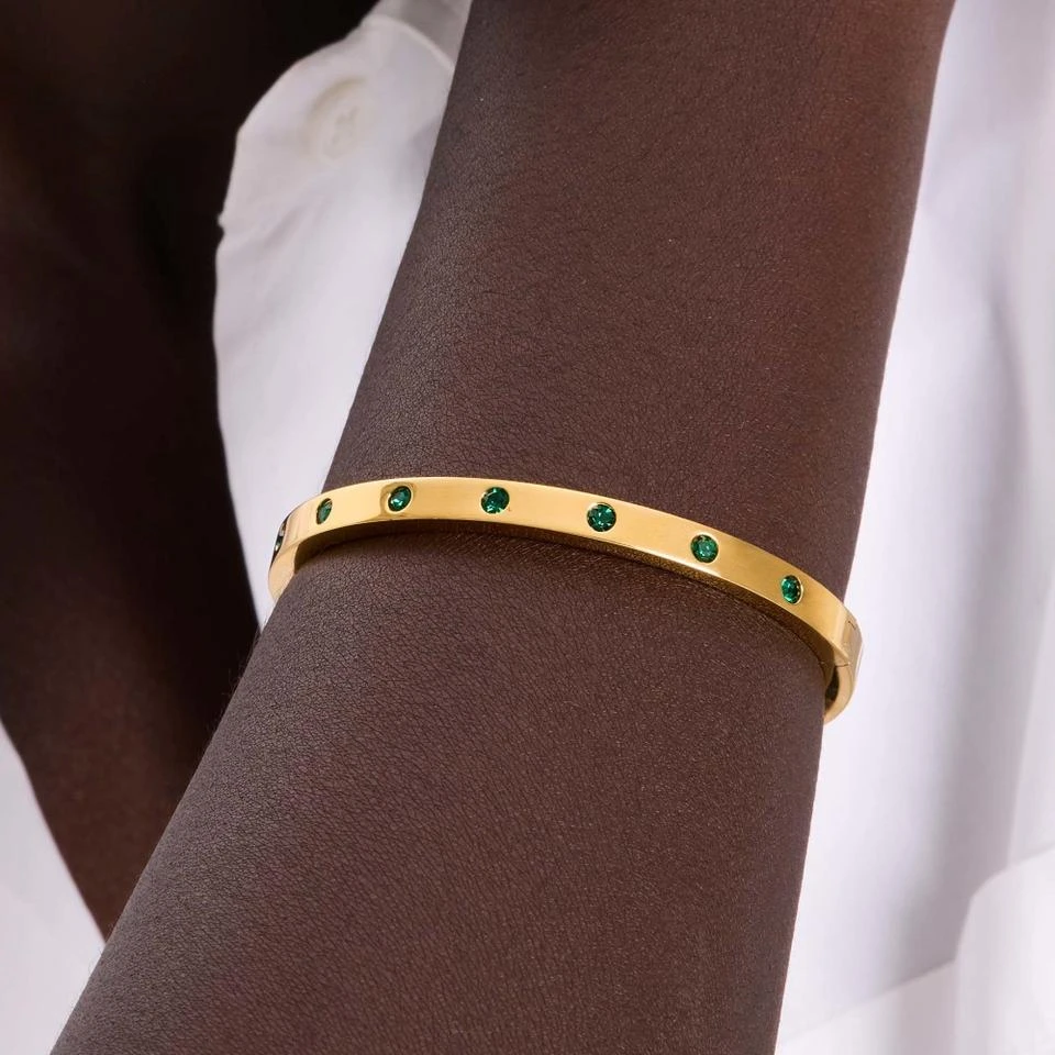 Kate Spade Kate Spade New York Set In Stone Gold-Tone Bangle 2