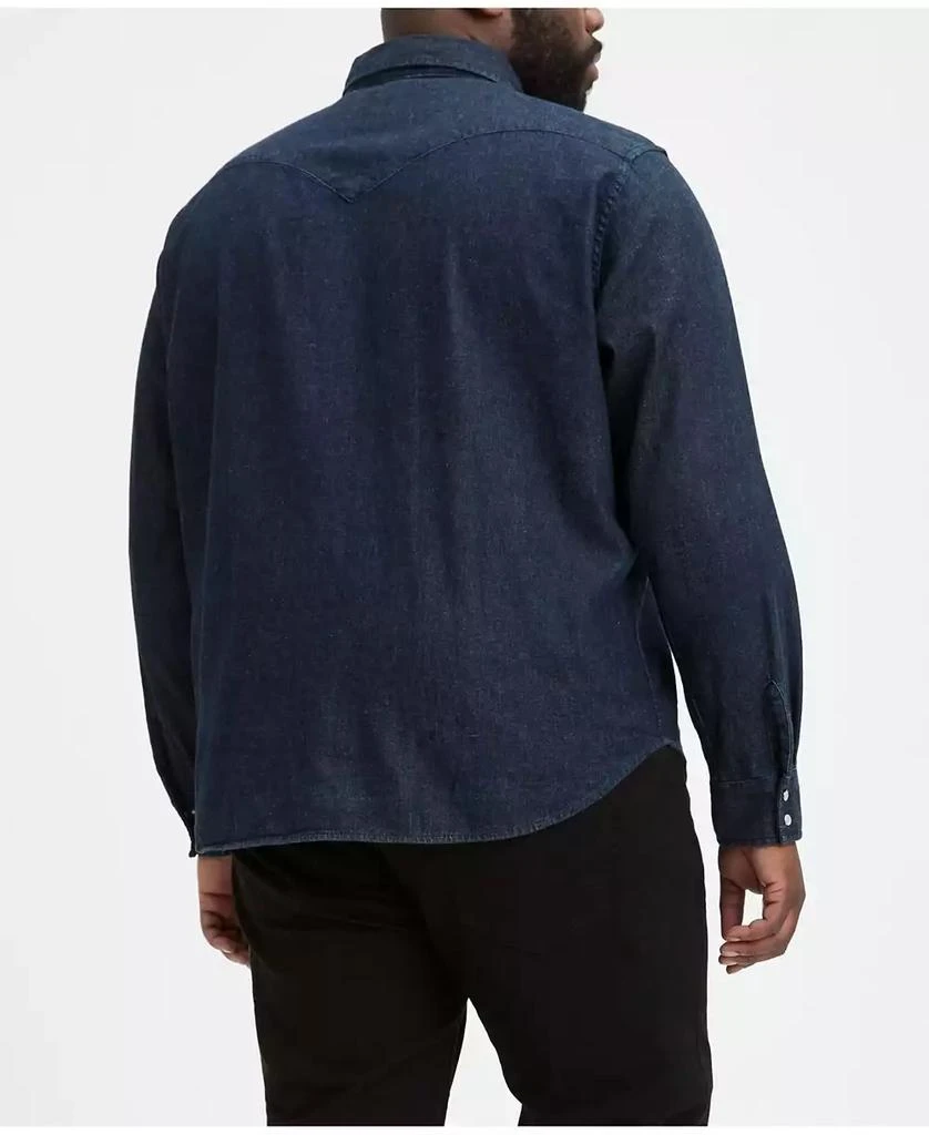 Levi's Men's Big & Tall Classic Western Long Sleeve Denim Shirt 2