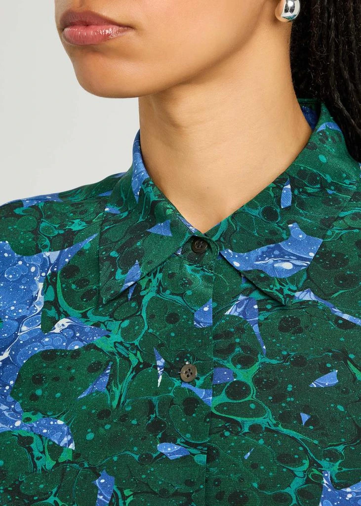 Dries Van Noten Casia printed silk shirt 5