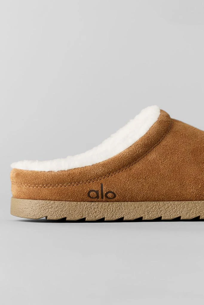 Alo Recovery Slipper - Saddle/Ivory 5