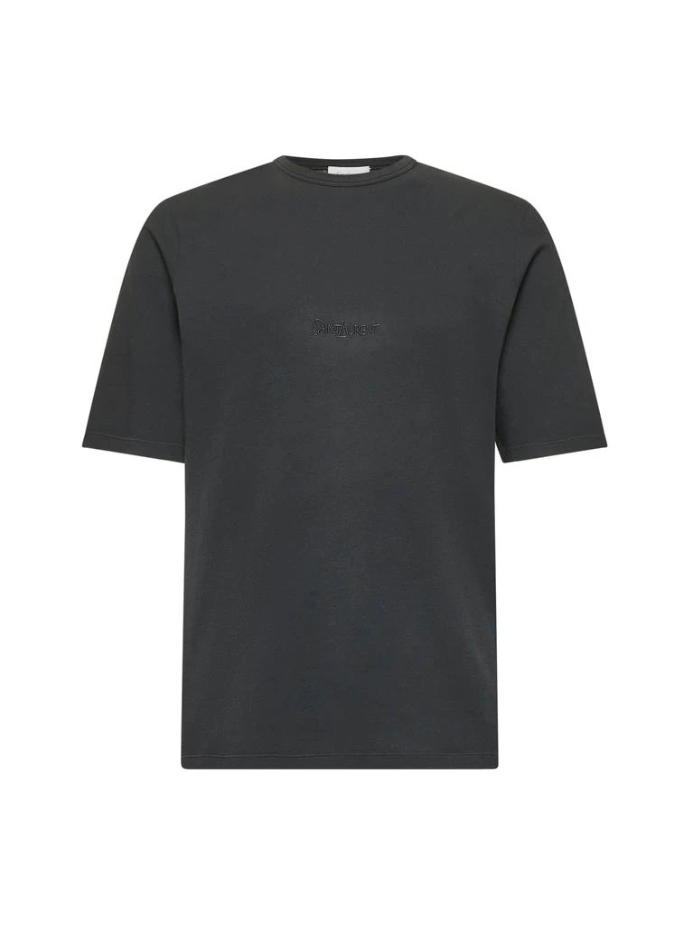 Yves Saint Laurent SAINT LAURENT | Black cotton Saint Laurent T-shirt | Man | S 1