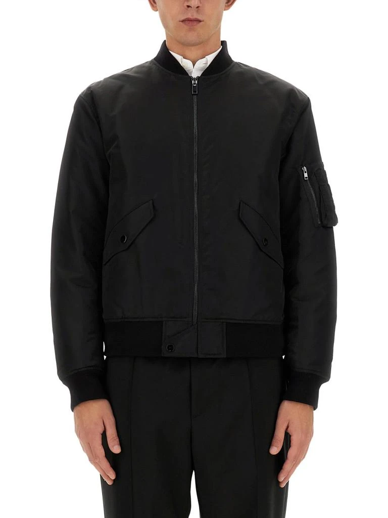Theory Nylon Bomber Jacket 1
