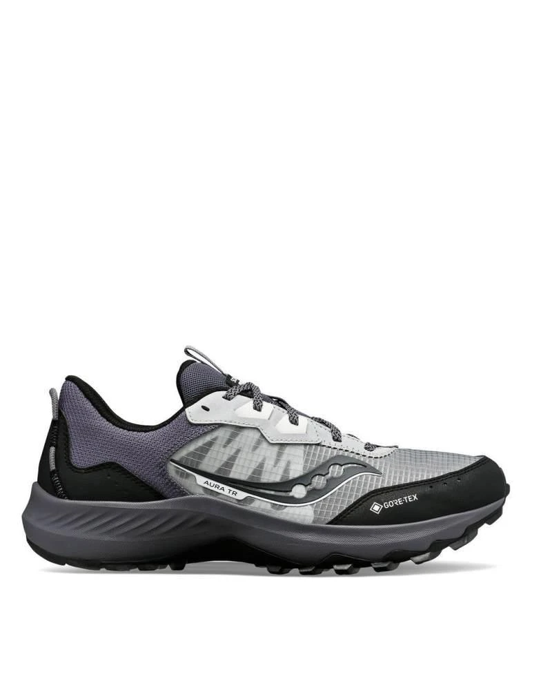 Saucony Saucony Aura TR GTX trail running trainers in cloud and metal 3