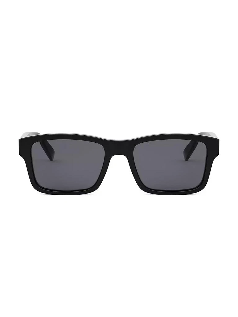 BVLGARI Tubogas 55MM Rectangular Sunglasses 2