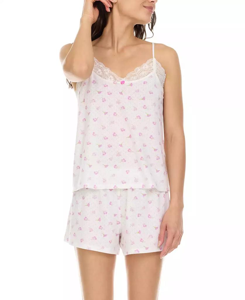 Flora Nikrooz Women's Brittany Pointelle Cami Short Set