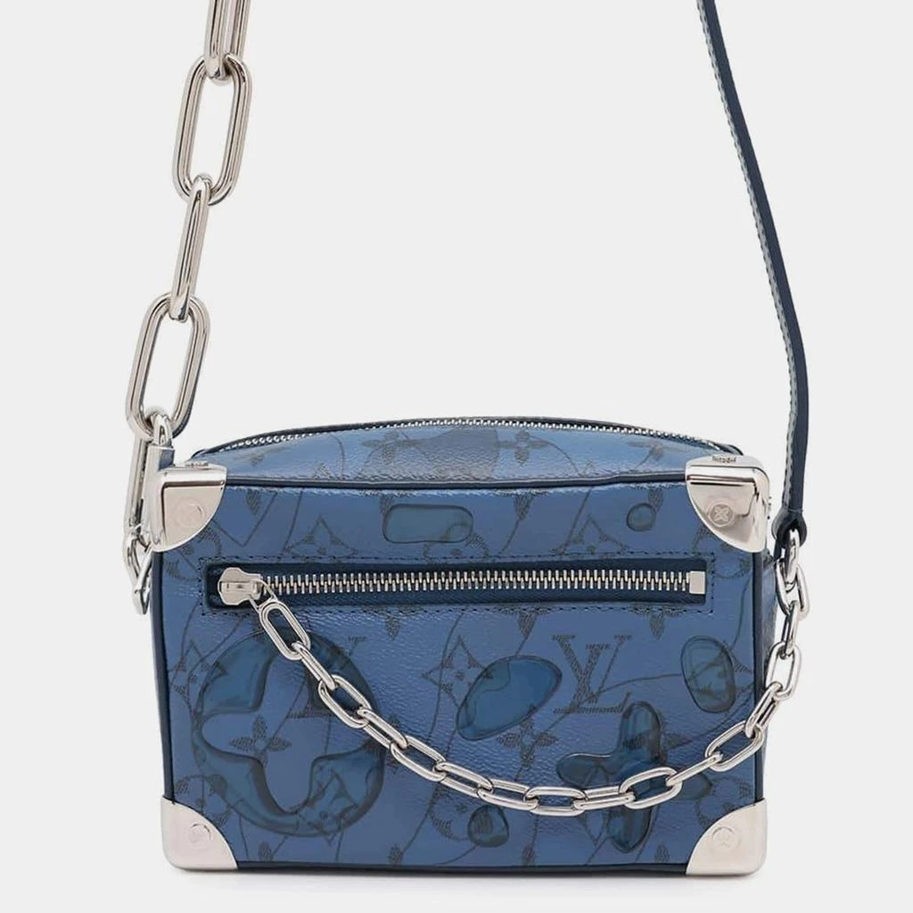 Louis Vuitton Louis Vuitton Blue Monogram Aqua Garden Mini Soft Trunk Bag 1