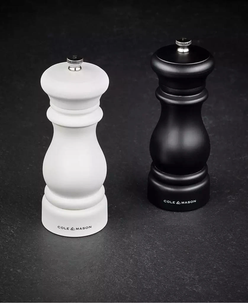 Cole & Mason Southwold Classic Salt & Pepper Mill Gift Set, Black/White 4